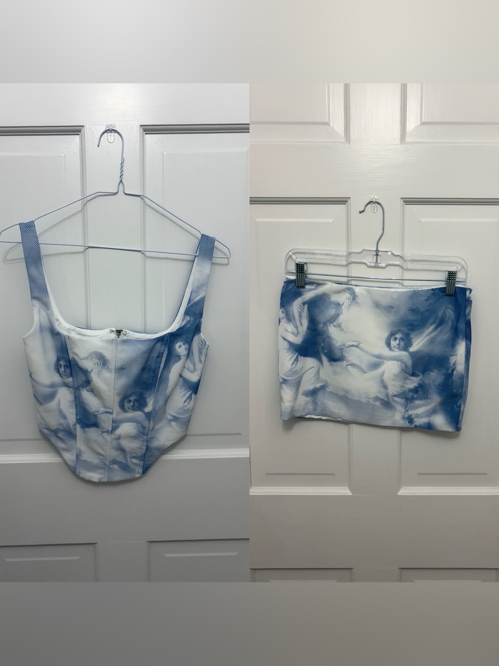 Edikted Mini Skirt and Corset Set